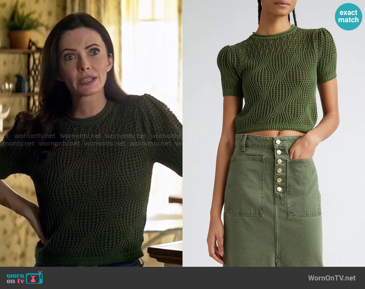 Ulla Johnson Capri Crop Sweater worn by Lois Lane (Elizabeth Tulloch) on Superman and Lois