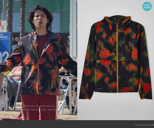 Urban Outfitters Janji Rainrunner Pack Jacket worn by Miguel Diaz (Xolo Mariduena) on Cobra Kai