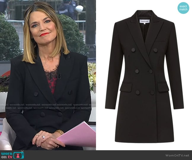 Veronica Beard Elianna Blazer Dress worn by Savannah Guthrie on Today