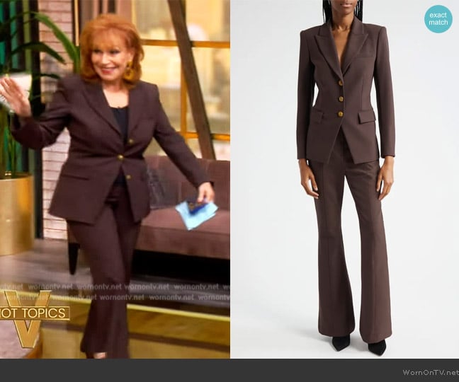 Veronica Beard Orlane Dickey Jacket worn by Joy Behar on The View