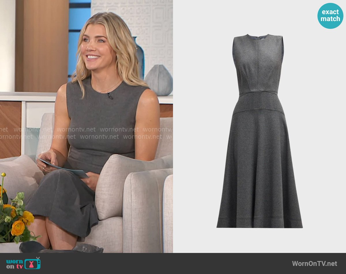 Veronica Beard Karrigan Dress worn by Amanda Kloots on The Talk