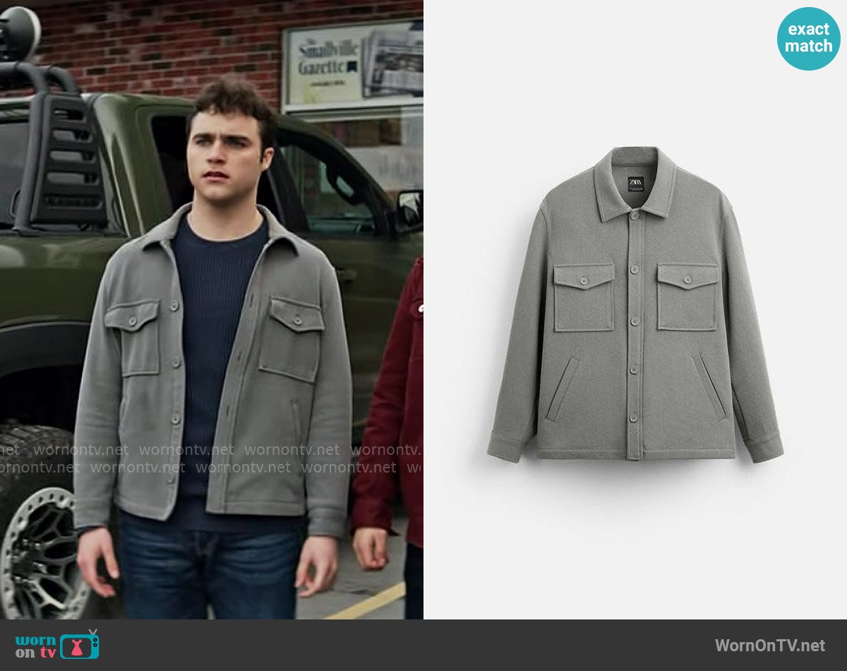 Zara Overshirt worn by Jonathan Kent (Michael Bishop) on Superman and Lois