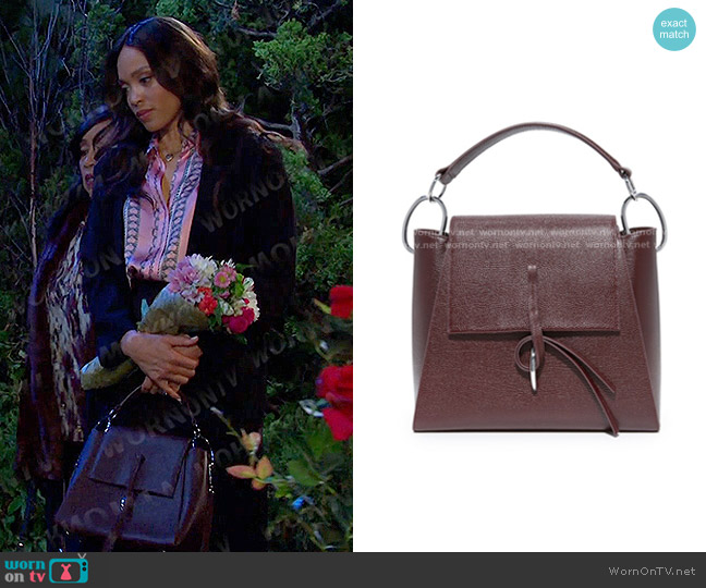 3.1 Phillip Lim Leigh Top Handle Satchel worn by Lani Price (Sal Stowers) on Days of our Lives