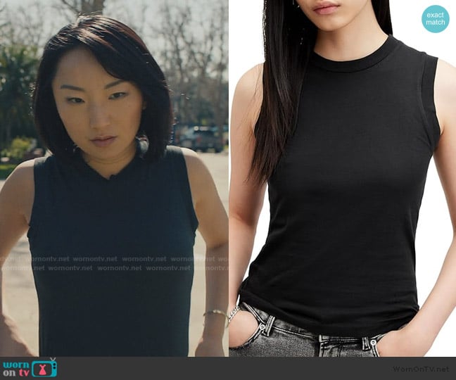 All Saints  Imogen Tank worn by Sarah Weber (Poppy Liu) on No Good Deed