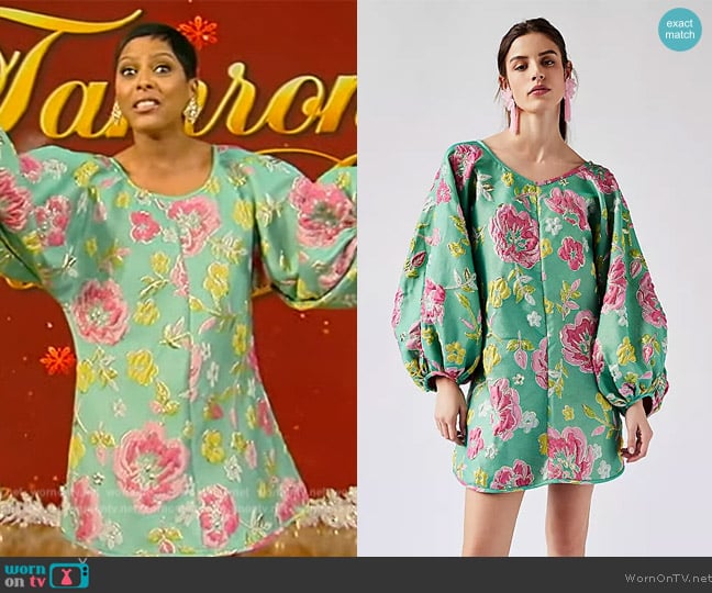 Arianne Elmy Green Good Luck Dress worn by Tamron Hall on Tamron Hall Show