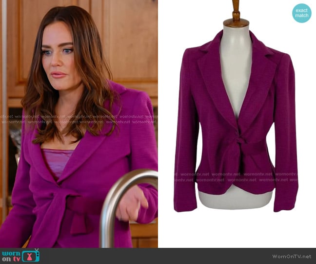 Armani Collezioni Vintage Blazer worn by Meredith Marks on The Real Housewives of Salt Lake City