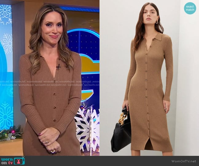 Central Park West Rowan Dress worn by Rhiannon Ally on Good Morning America