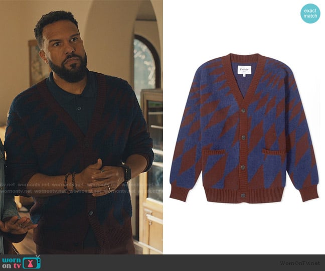 Corridor Compas Cardigan worn by Dennis (O-T Fagbenle) on No Good Deed