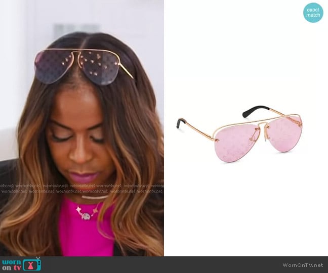 Louis Vuitton Grease Sunglasses worn by Mary Cosby on The Real Housewives of Salt Lake City