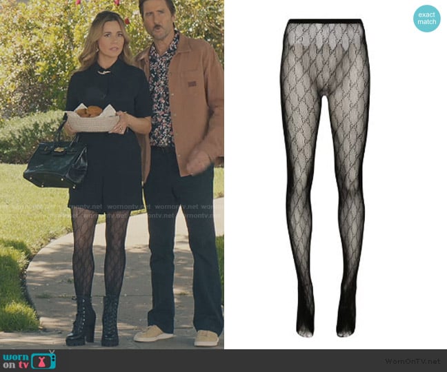 Gucci Interlocking G-logo tights worn by Margo Starling (Linda Cardellini) on No Good Deed