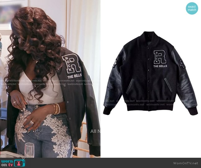 H&D Rock Varsity Jacket worn by Bozoma Saint John on The Real Housewives of Beverly Hills