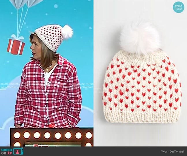 Modcloth Heart and Soul Fair Isle Pom-Pom Hat worn by Hoda Kotb on Today