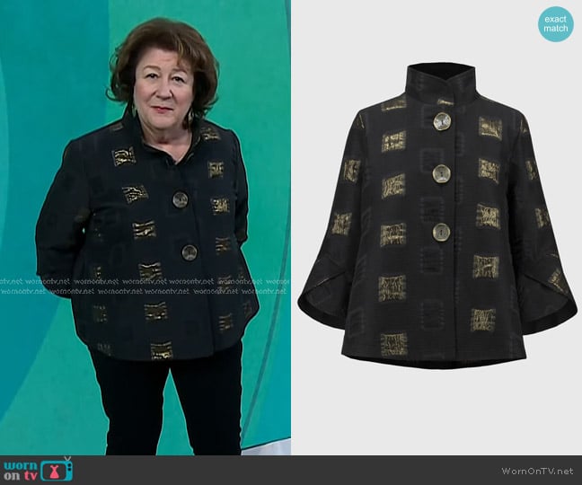 Joseph Ribkoff Trapeze Jacket worn by Margo Martindale on Today