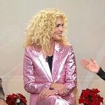 Kimberly Schlapman’s pink metallic suit on Today