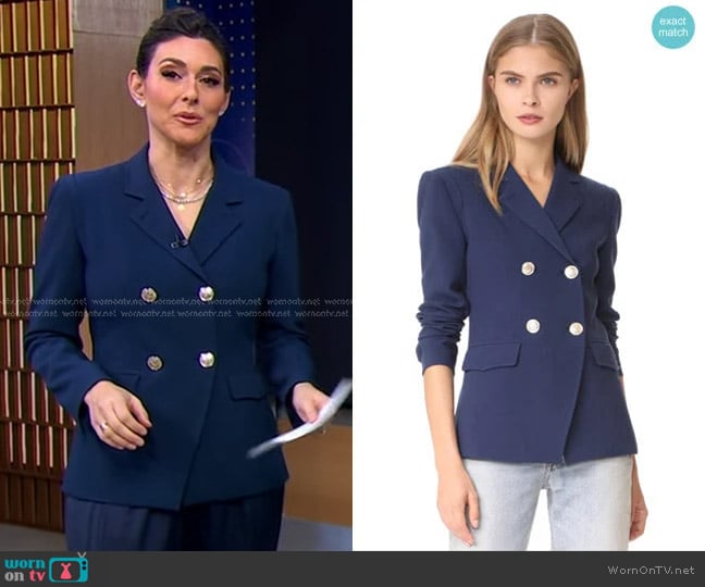 L'Agence Marc Blazer worn by Erielle Reshef on Good Morning America