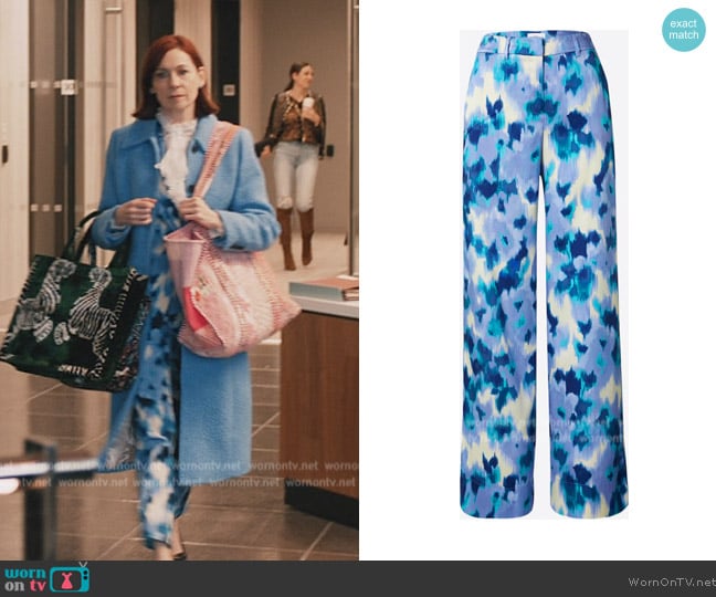 Marella Opale Trousers worn by Elsbeth Tascioni (Carrie Preston) on Elsbeth