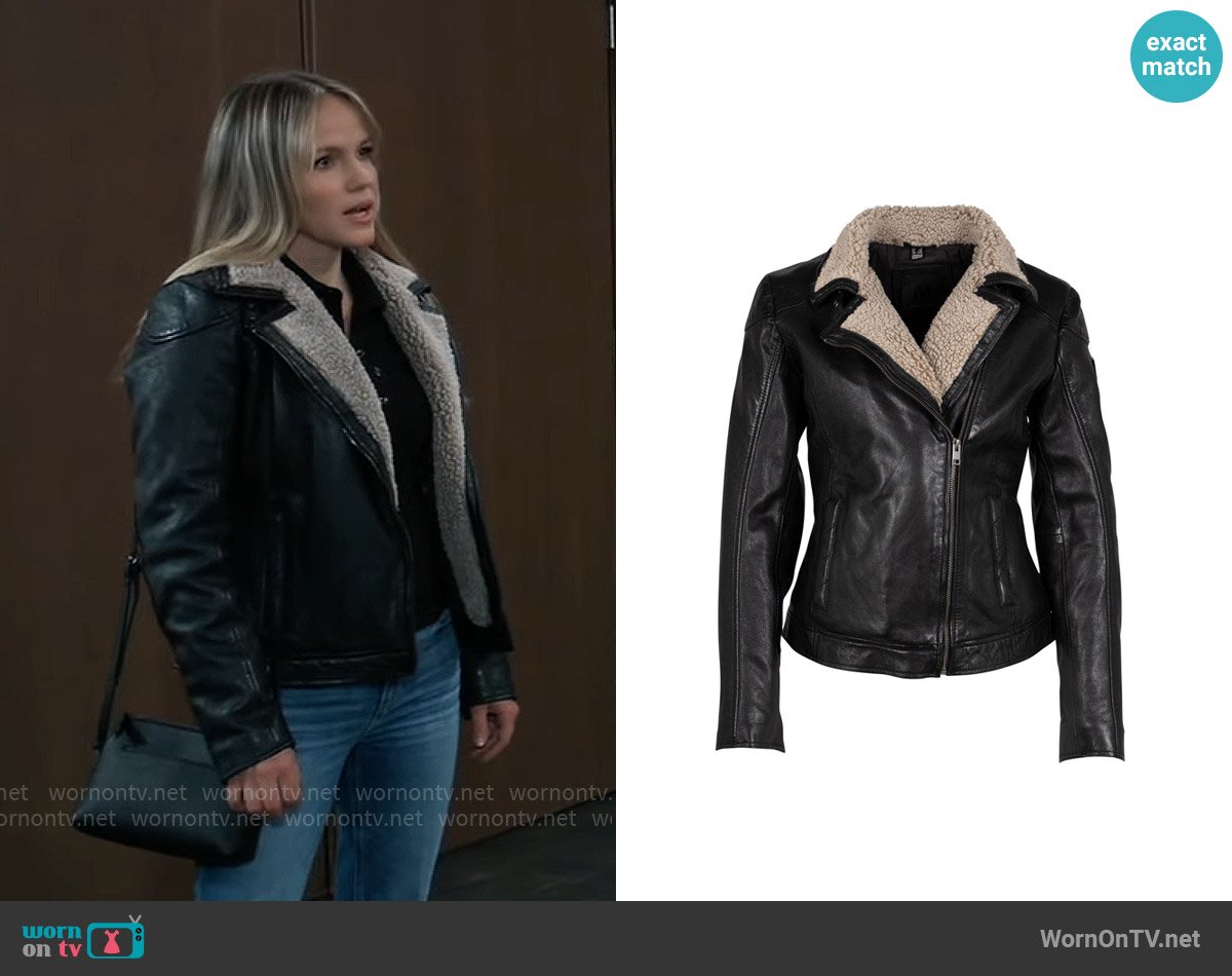 Mauritius Jenja Jacket worn by Lulu Spencer (Alexa Havins Bruening) on General Hospital