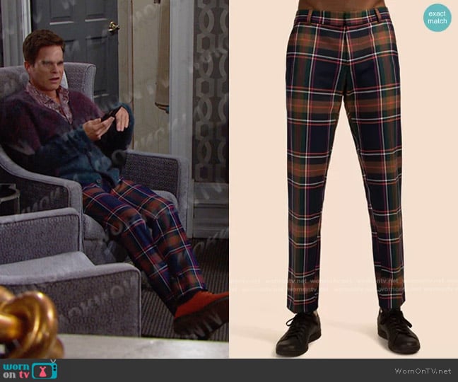 Mr Turk Clyde Slim Trouser worn by Leo Stark (Greg Rikaart) on Days of our Lives