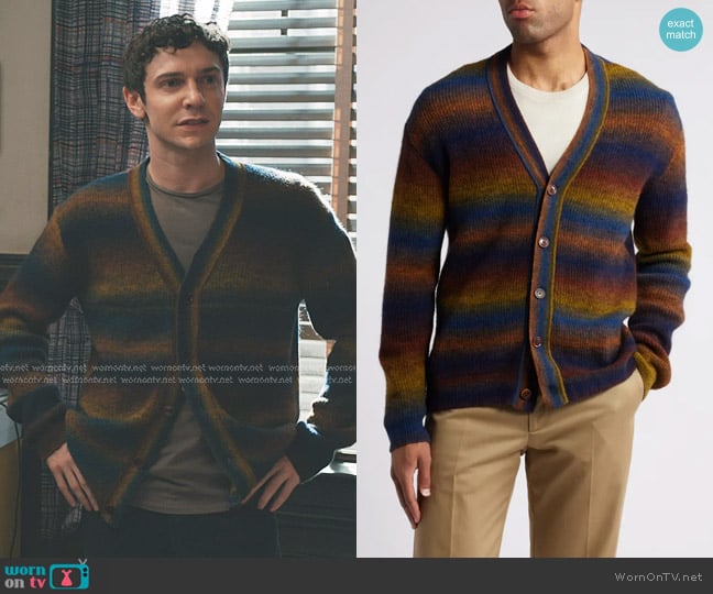 NN07 Viggo Cardigan worn by Teddy Tascioni (Ben Levi Ross) on Elsbeth