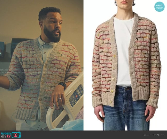 Corridor Raga Cardigan worn by Dennis (O-T Fagbenle) on No Good Deed