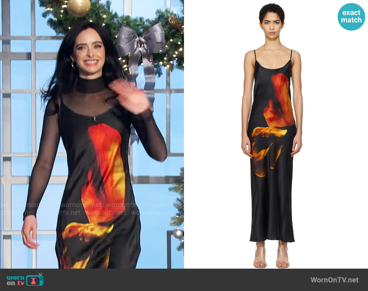 Silk Laundry 1996 Dress in Tulipa worn by Krysten Ritter on The Talk