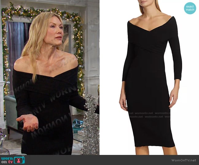 Veronica Beard Soraya Dress worn by Kristen DiMera (Stacy Haiduk) on Days of our Lives