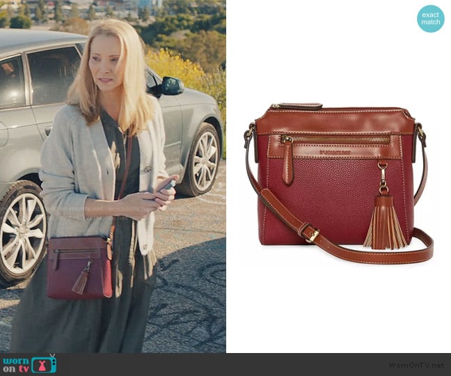 St. John Quincy Crossbody Bag worn by Lydia Morgan (Lisa Kudrow) on No Good Deed