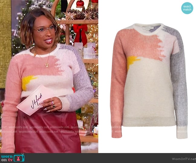 Stella McCartney Mohair Blend Sweater worn by Jennifer Hudson on The Jennifer Hudson Show