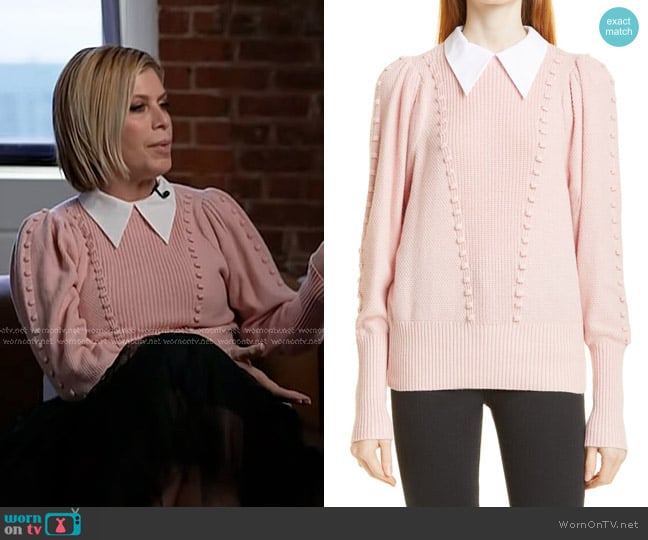 Ted Baker Aledina Collared Sweater worn by Jill Martin on Today