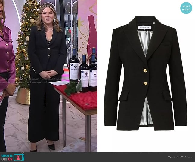 Veronica Beard Izara Dickey Jacket worn by Jenna Bush Hager on Today