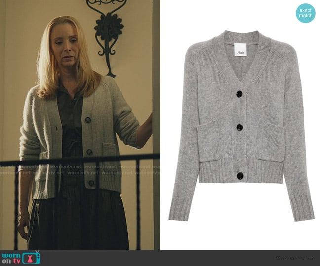 Lydia’s gray cardigan on No Good Deed