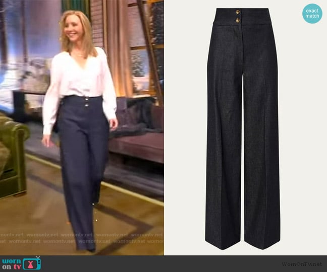 Altuzarra Rudy Wide Leg Pants worn by Lisa Kudrow on The View