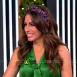 Alyssa’s beaded headband on The View