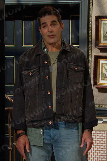 Arnold's grey denim jacket on Days of our Lives