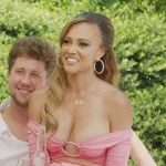 Ashley’s pink ring detail dress on The Real Housewives of Potomac