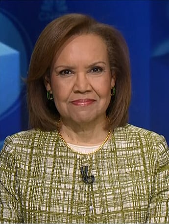 Bertha Coombs's green tweed jacket on NBC News Daily