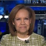 Bertha Coombs’s green tweed jacket on NBC News Daily