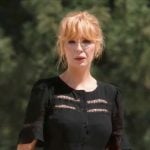 Beth’s black lace funeral dress on Yellowstone