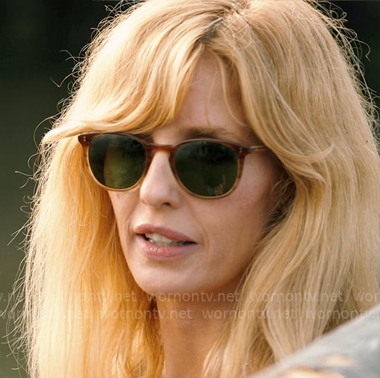 Beth's sunglasses on Yellowstone