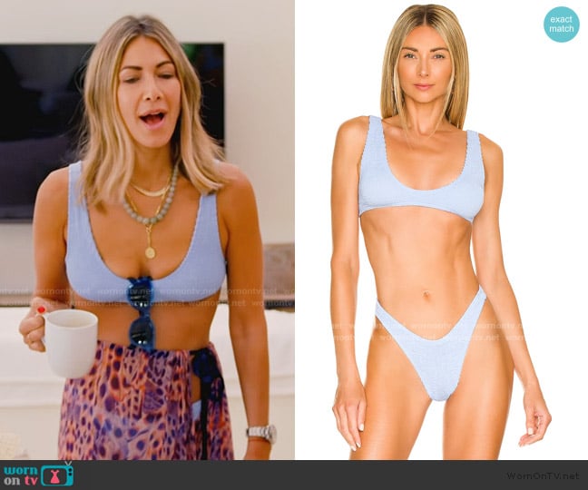 Bond Eye Scout Bikini Top worn by Erin Lichy on The Real Housewives of New York City