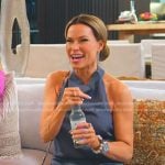 Britani’s grey halter mini dress on The Real Housewives of Salt Lake City