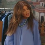 Brynn’s blue embroidered caftan on The Real Housewives of New York City