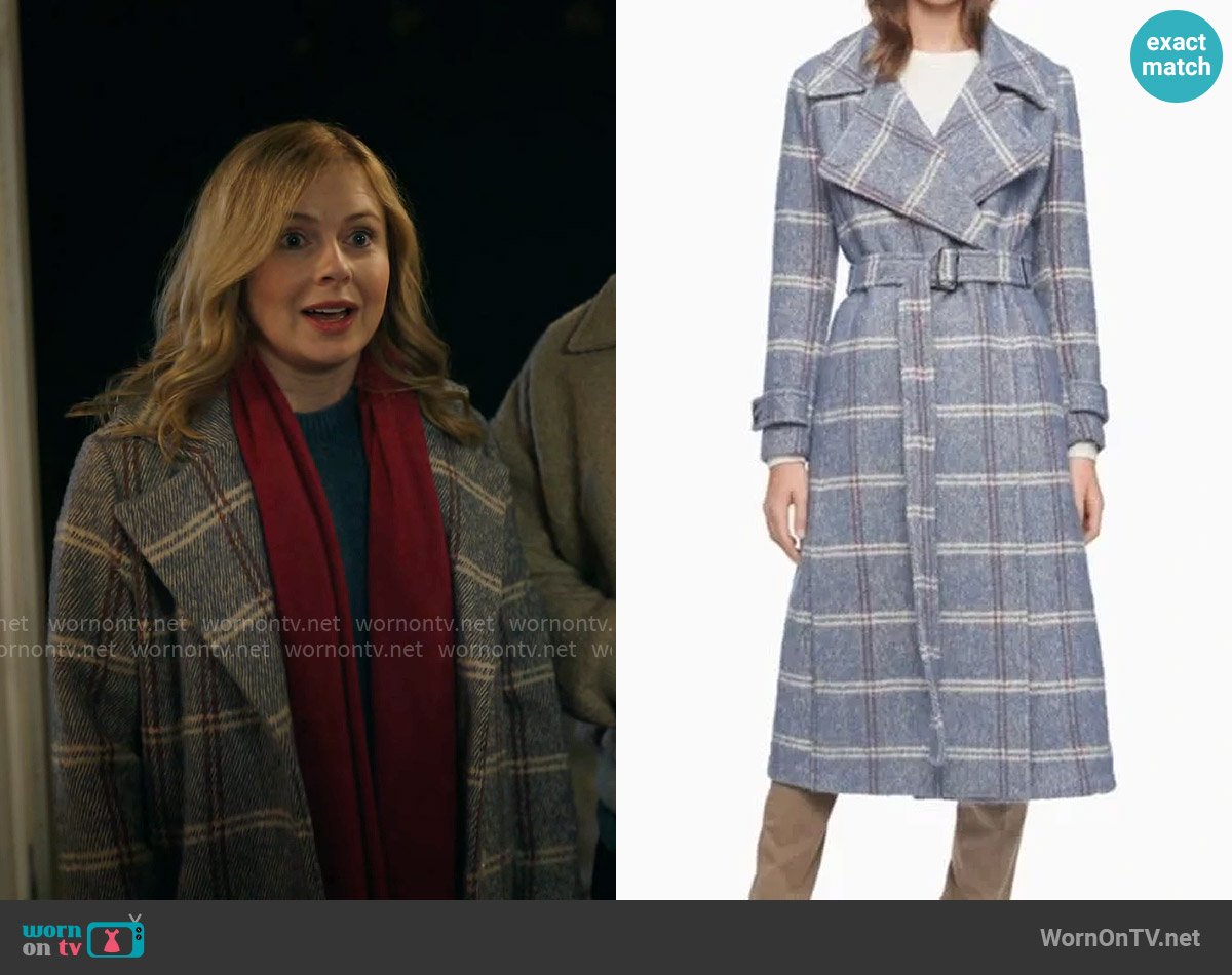 Sam’s grey plaid coat on Ghosts