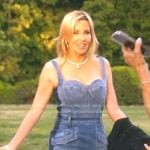 Camille’s denim midi dress on The Real Housewives of Beverly Hills