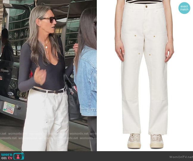 Jenna’s white jeans on RHONY