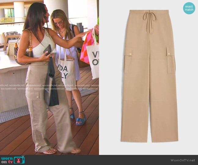 Lisa’s beige cargo pants on RHOSLC