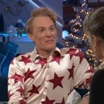 Clay Aiken’s star print shirt on The Kelly Clarkson Show