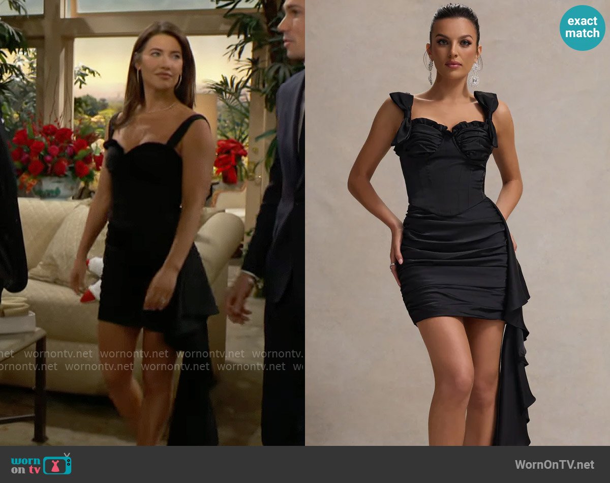 Club L London Lesina Dress worn by Steffy Forrester (Jacqueline MacInnes Wood) on The Bold and the Beautiful