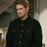 Cole’s black denim shirt on The Young and the Restless