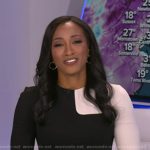 Brittany’s colorblock dress on Good Morning America